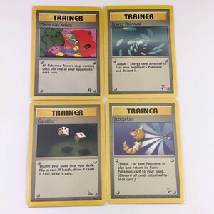 Pokemon Vintage Card Trainer Lot M